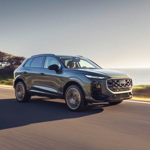 2026 Audi Q3 driving down the road